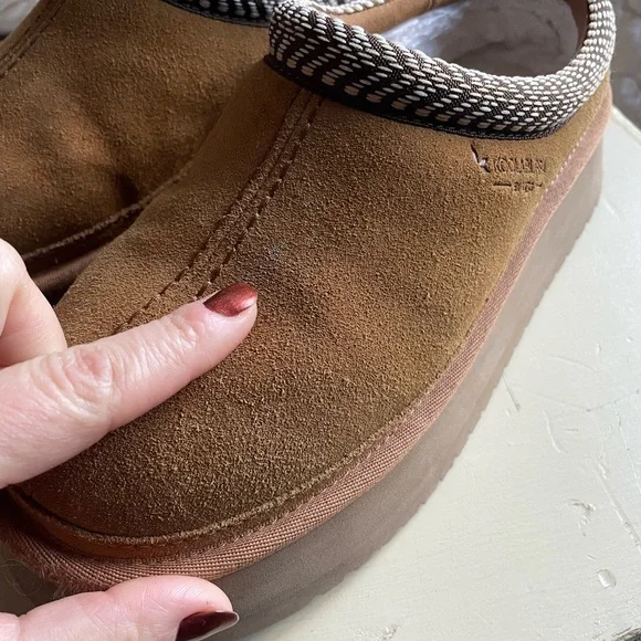 Koolaburra Tan Platform Shoes - Picture 3 of 8